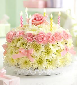 Flower Birthday Cake  