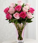 Mixed Pink Rose Bouquet