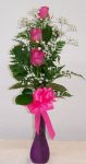 Pink Rose Bud Vase 